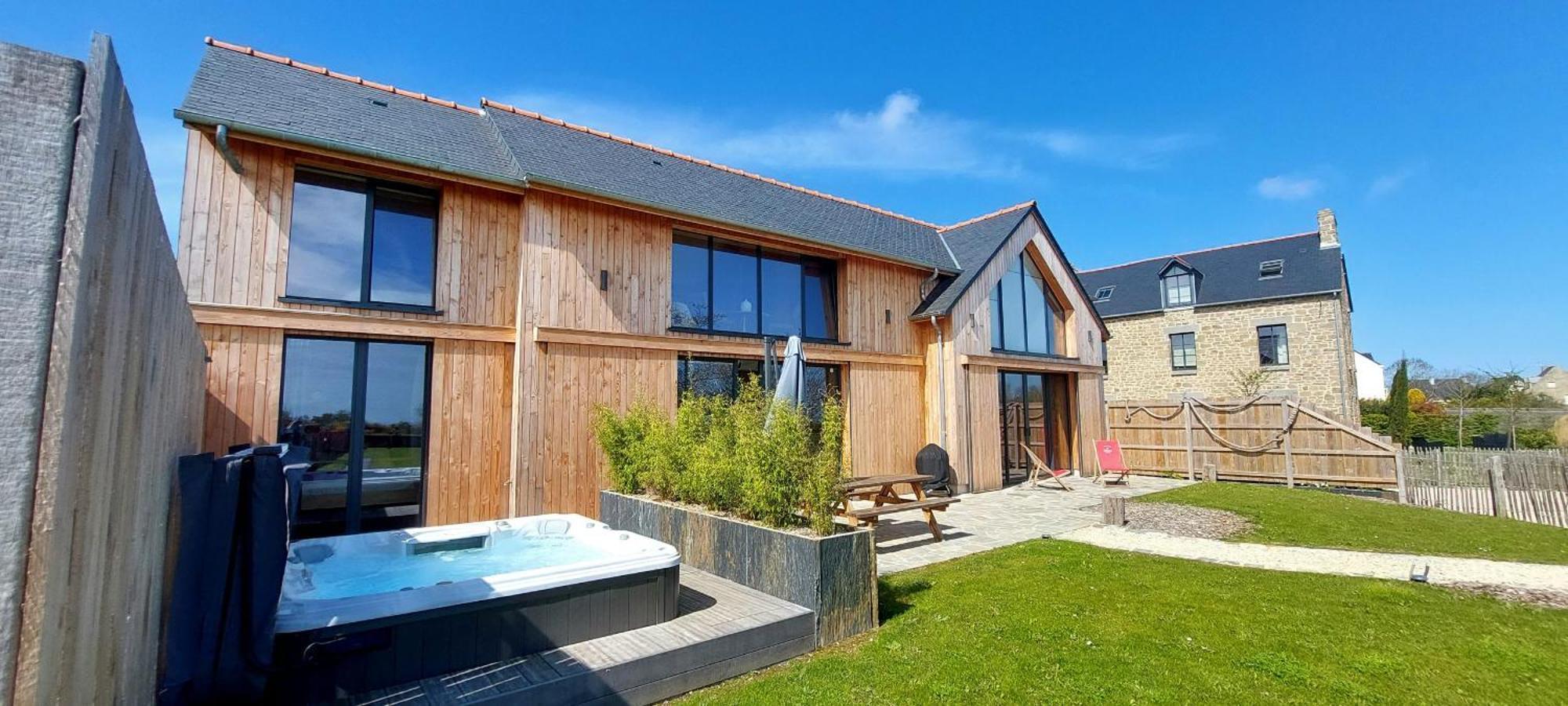 Ferienhaus Les Grands De Cancale, De Charme Avec Jacuzzi